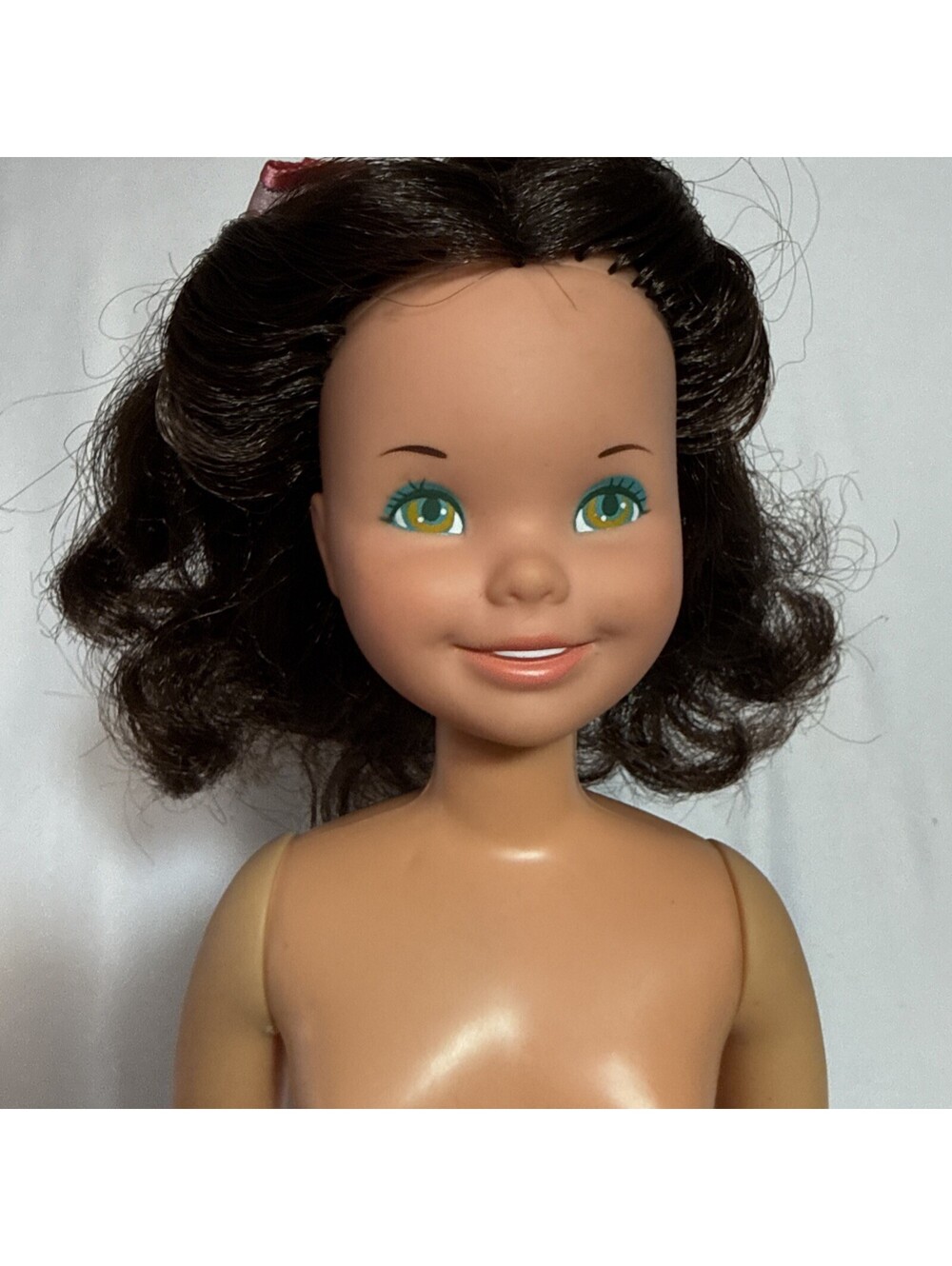 Quick Curl Casey large Mattel 1971 vintage Best Friend 19” doll Preowned READ